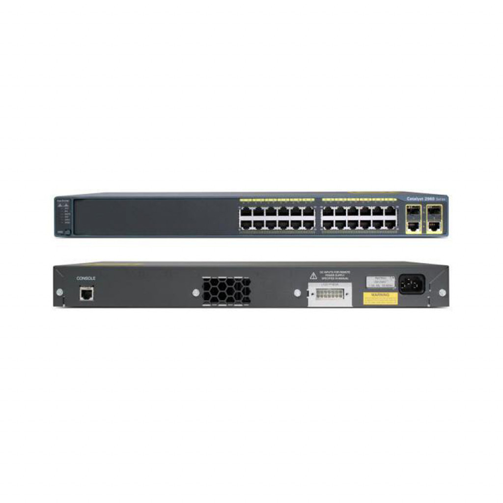 سوئیچ شبکه 26 پورت سیسکو مدل WS-C2960+24TC-L